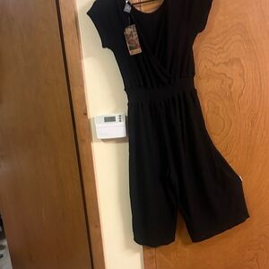 Paper Crane Textured Black Top